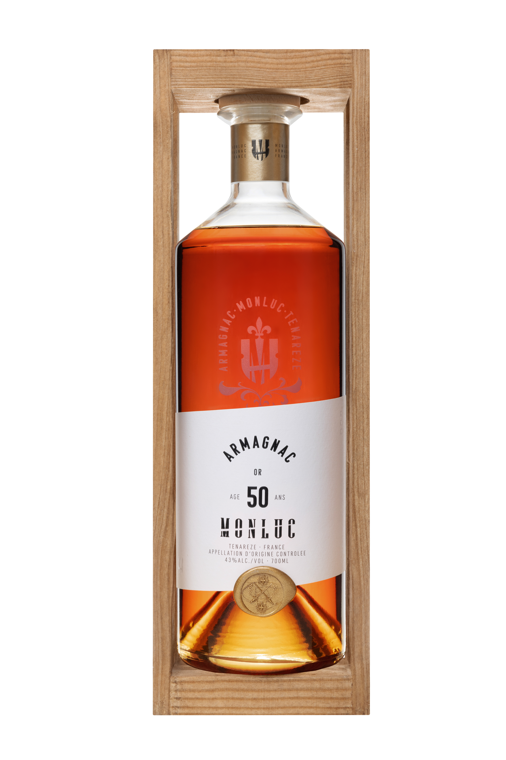 Armagnac Monluc 50 ans Ténarèze Or